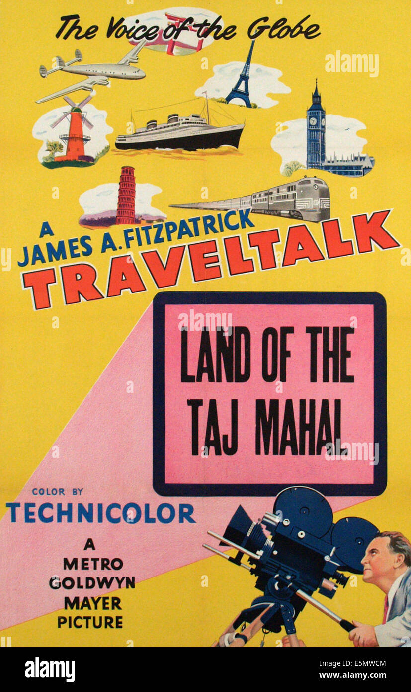 TRAVELTALK breve, James A. Fitzpatrick, ca. 1930s Foto Stock