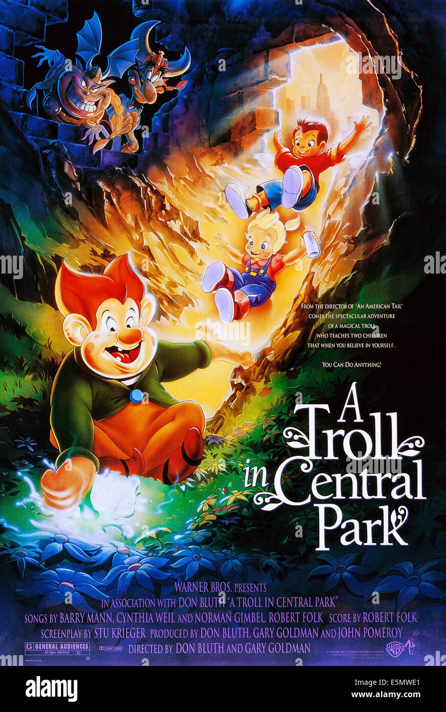 Un TROLL NEL CENTRAL PARK, noi locandina, 1994. ©)Warner Brothers/cortesia Everett Foto Stock