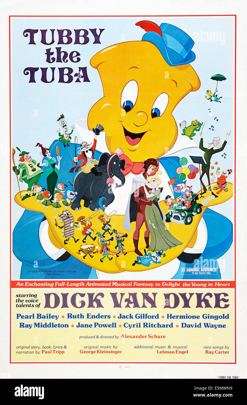 TUBBY TUBA, locandina, 1975. Foto Stock