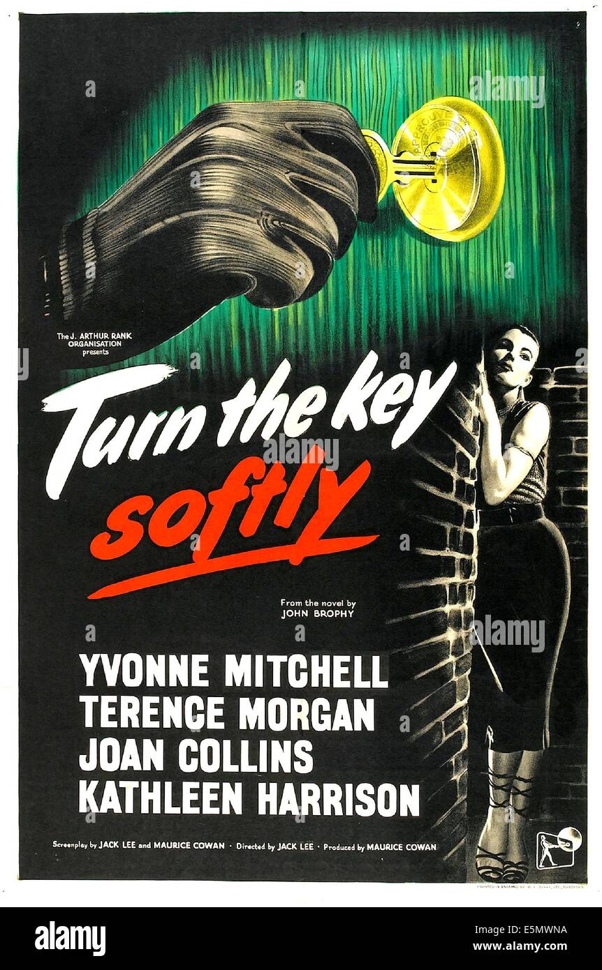 Girare la chiave dolcemente, noi locandina, 1953. Foto Stock