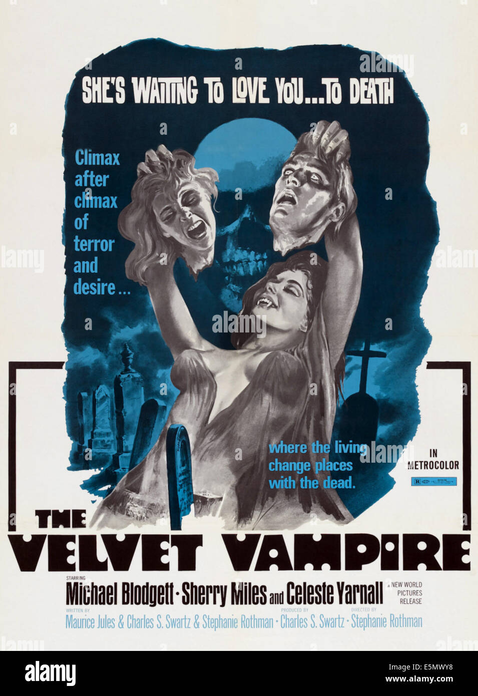 Il velluto vampiro, locandina, 1971. Foto Stock