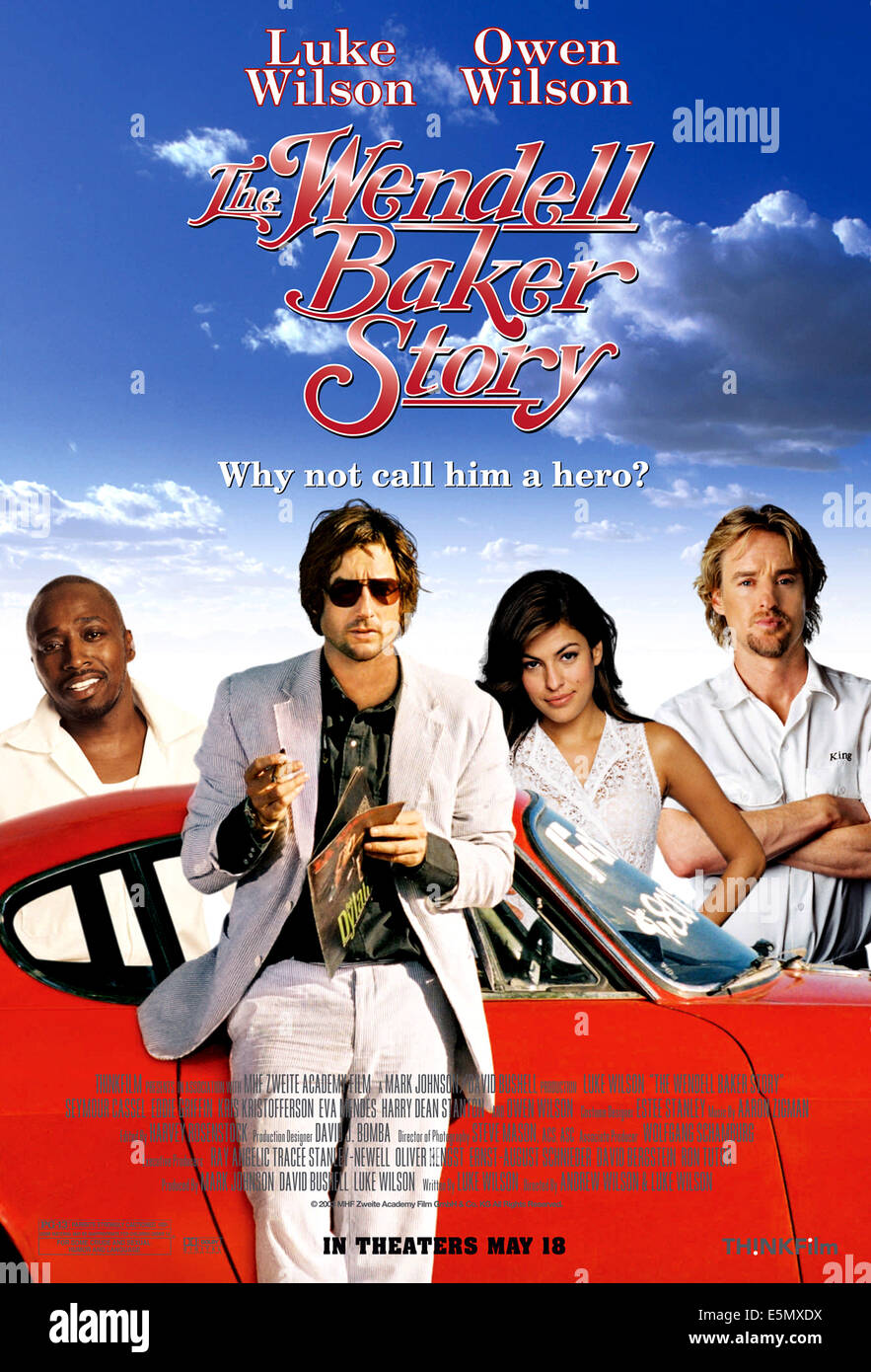 Il WENDELL BAKER STORY, Eddie Griffin, Luke Wilson, Eva Mendes, Owen Wilson, 2005. ©pensare Film/cortesia Everett Collection Foto Stock