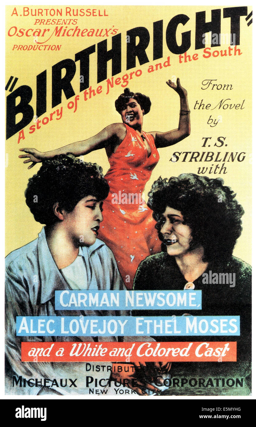 Diritto di primogenitura, locandina, 1939. Foto Stock