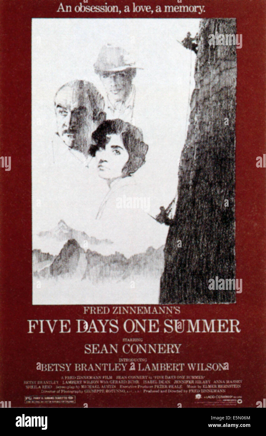 Cinque giorni un estate (1982) Sean Connery, Fred Zinnemann (DIR) FDS 005  COLLEZIONE MOVIESTORE LTD Foto stock - Alamy