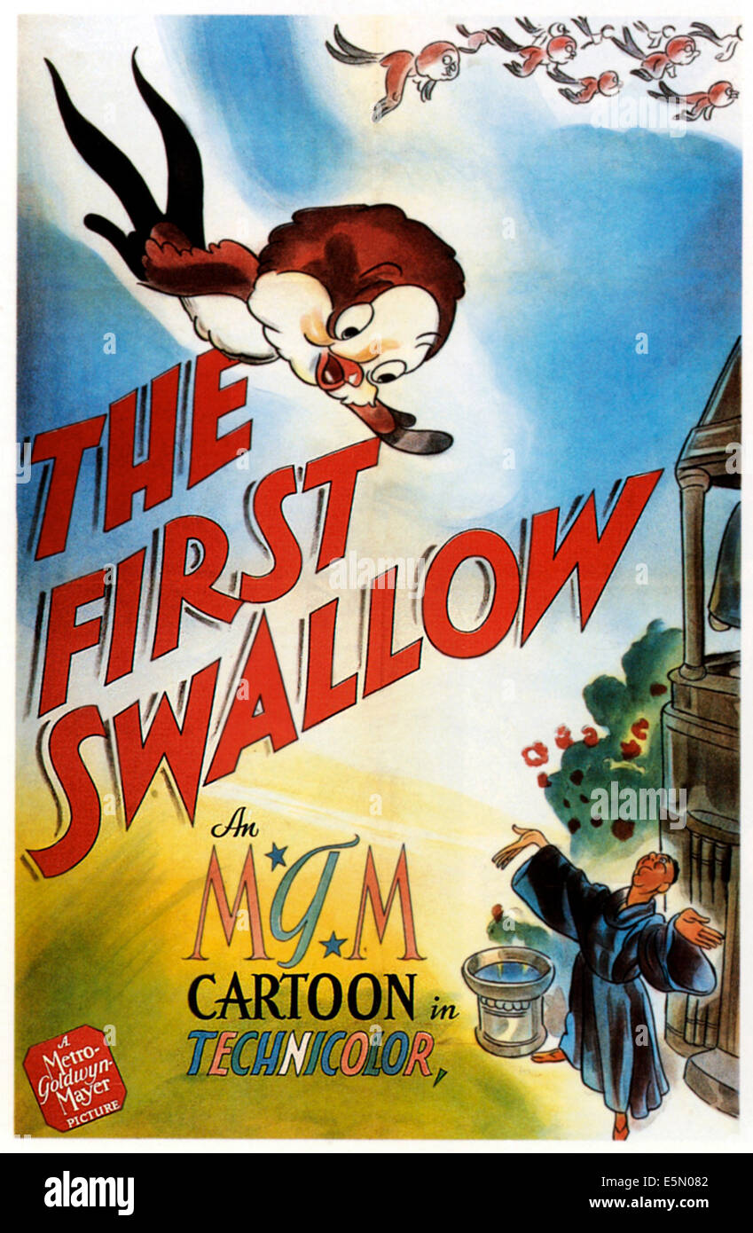 Il primo SWALLOW, locandina, 1942. Foto Stock