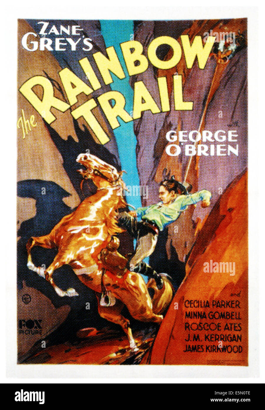 RAINBOW TRAIL, George O'Brien sulla locandina, 1932 Foto Stock
