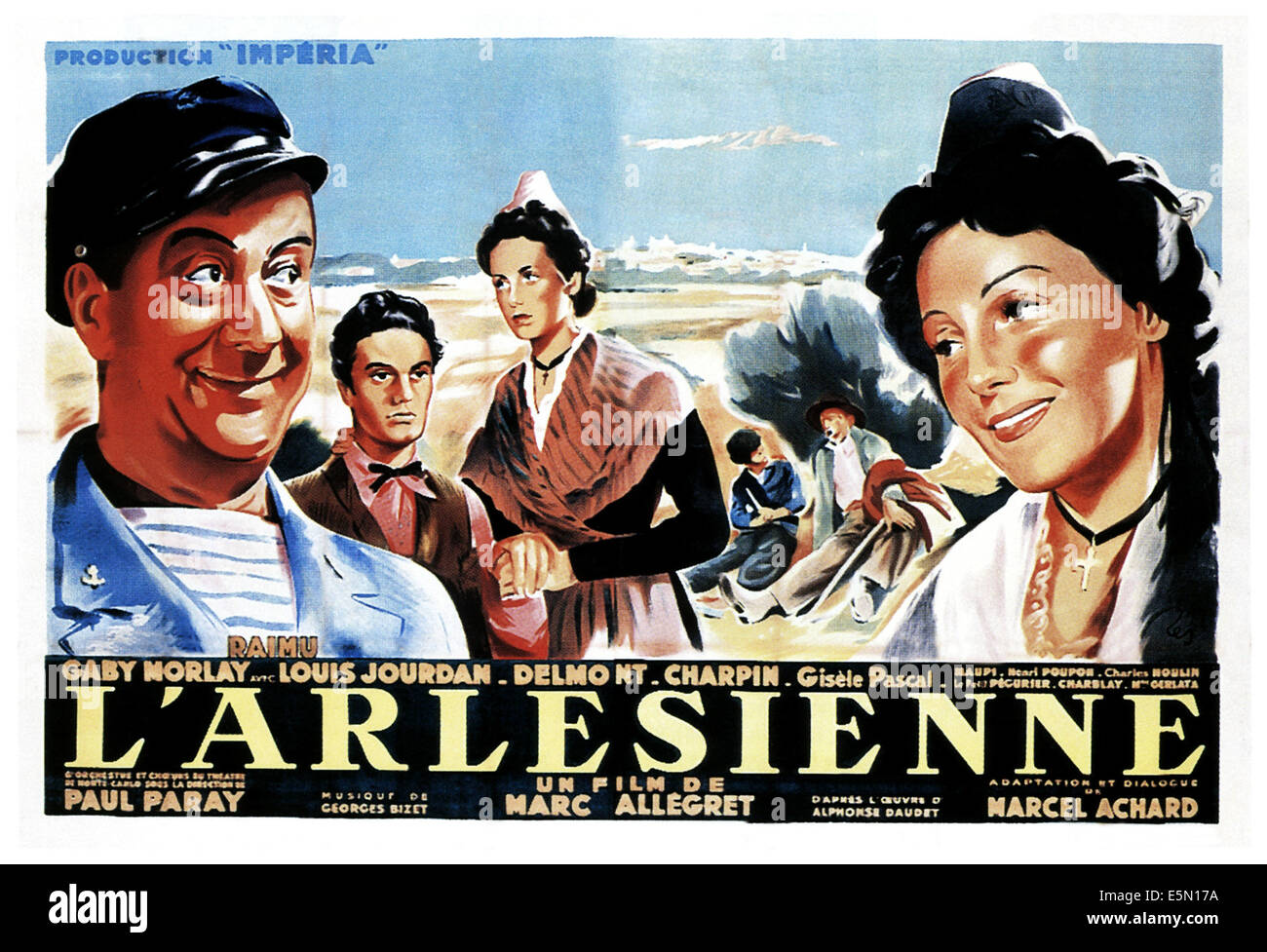 L'Arlesienne, poster francese arte, 1943. Foto Stock