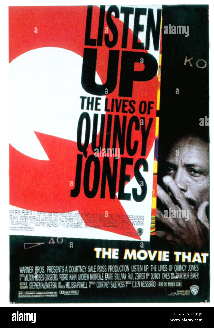 Ascoltate: LA VITA DI Quincy Jones Quincy Jones, 1990, (c)Warner Bros/cortesia Everett Collection Foto Stock