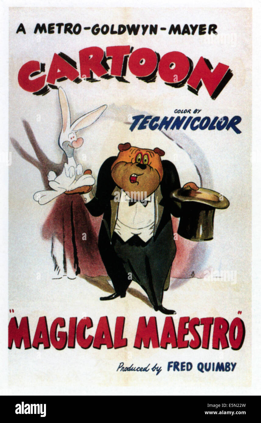 MAESTRO DI MAGIA, 1952. Foto Stock
