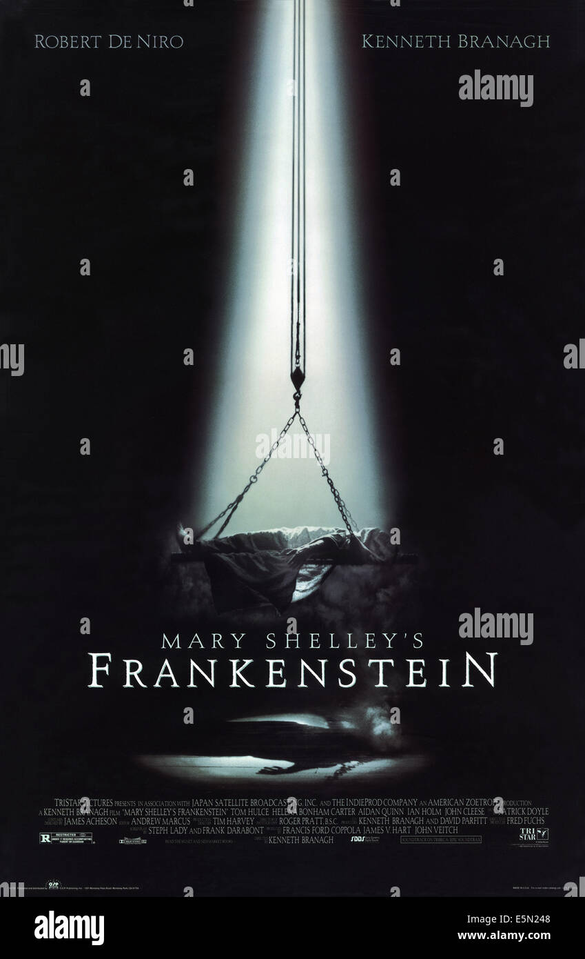 MARY SHELLEY'S FRANKENSTEIN (aka FRANKENSTEIN), 1994, ©TriStar Pictures/cortesia Everett Collection Foto Stock