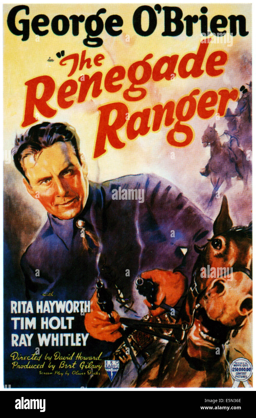La RENEGADE RANGER, George O'Brien, 1938. Foto Stock
