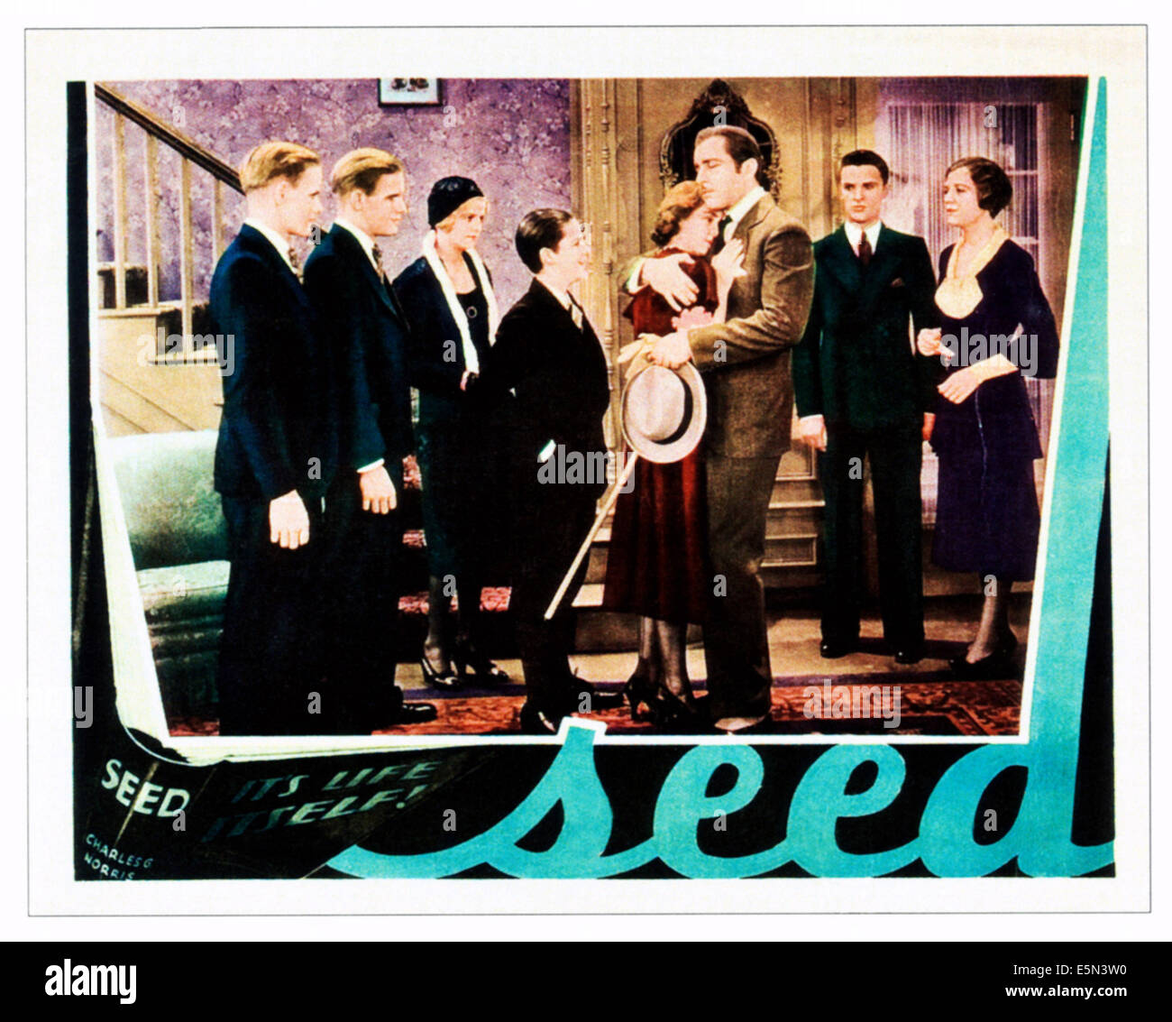 Seme, lobbycard, 1931. Foto Stock