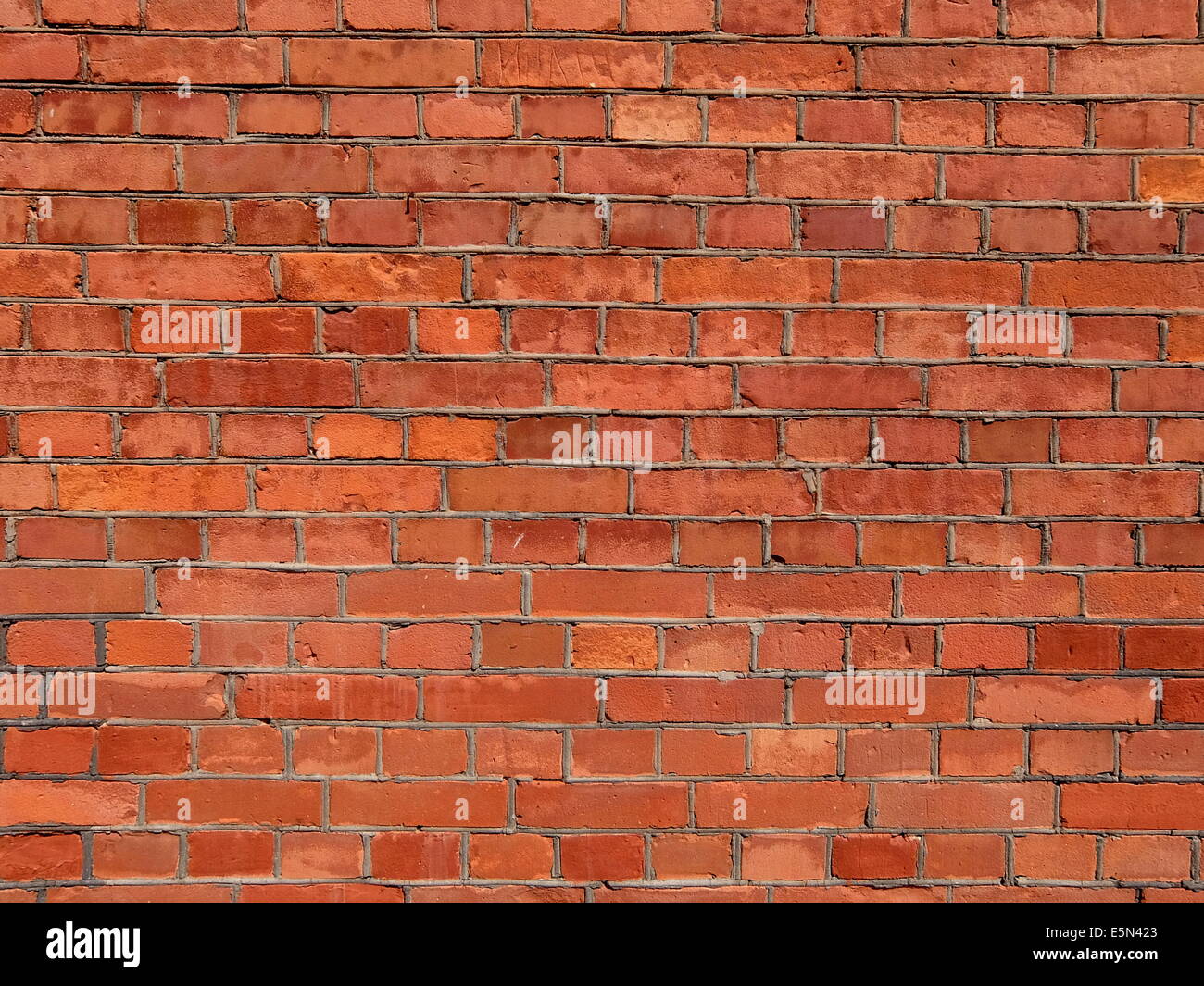 Sullo sfondo di un muro di mattoni texture Foto Stock