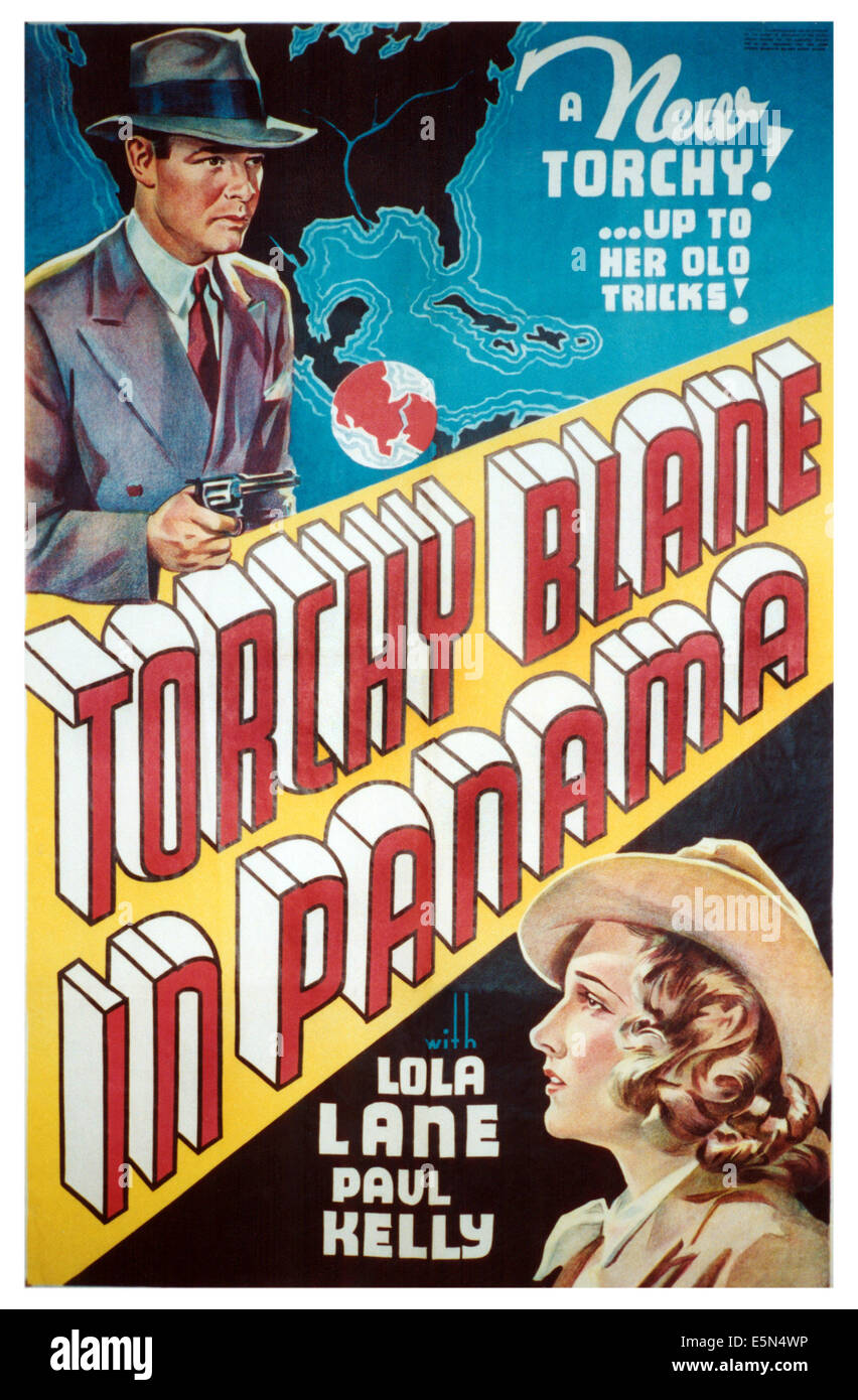 TORCHY BLANE IN PANAMA, Lola Lane, 1938 Foto Stock