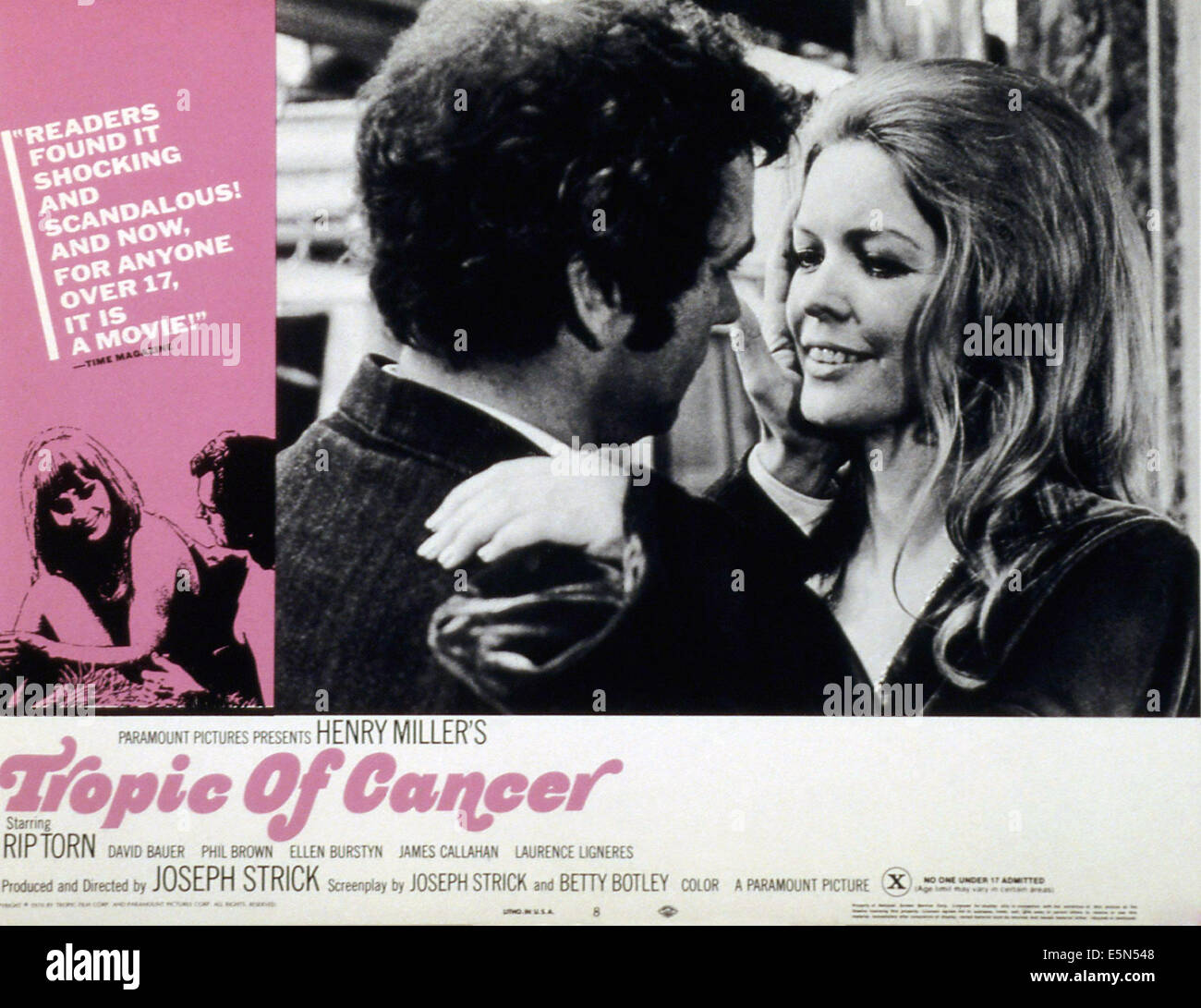Tropico del Cancro, Rip Torn, Ellen Burstyn, 1970 Foto Stock