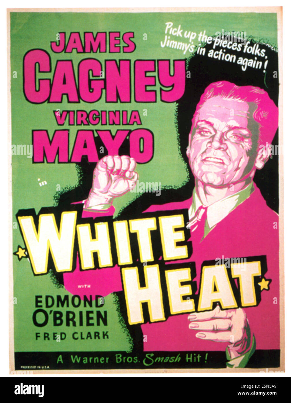 Calore bianco, James Cagney, 1949 Foto Stock