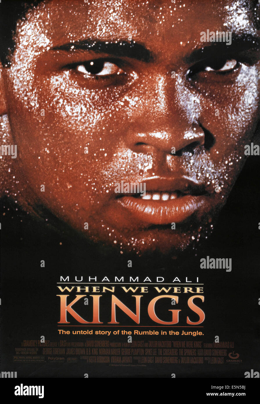 Quando eravamo RE, noi locandina, Muhammad Ali, 1996, ©Gramercy Pictures/cortesia Everett Collection Foto Stock