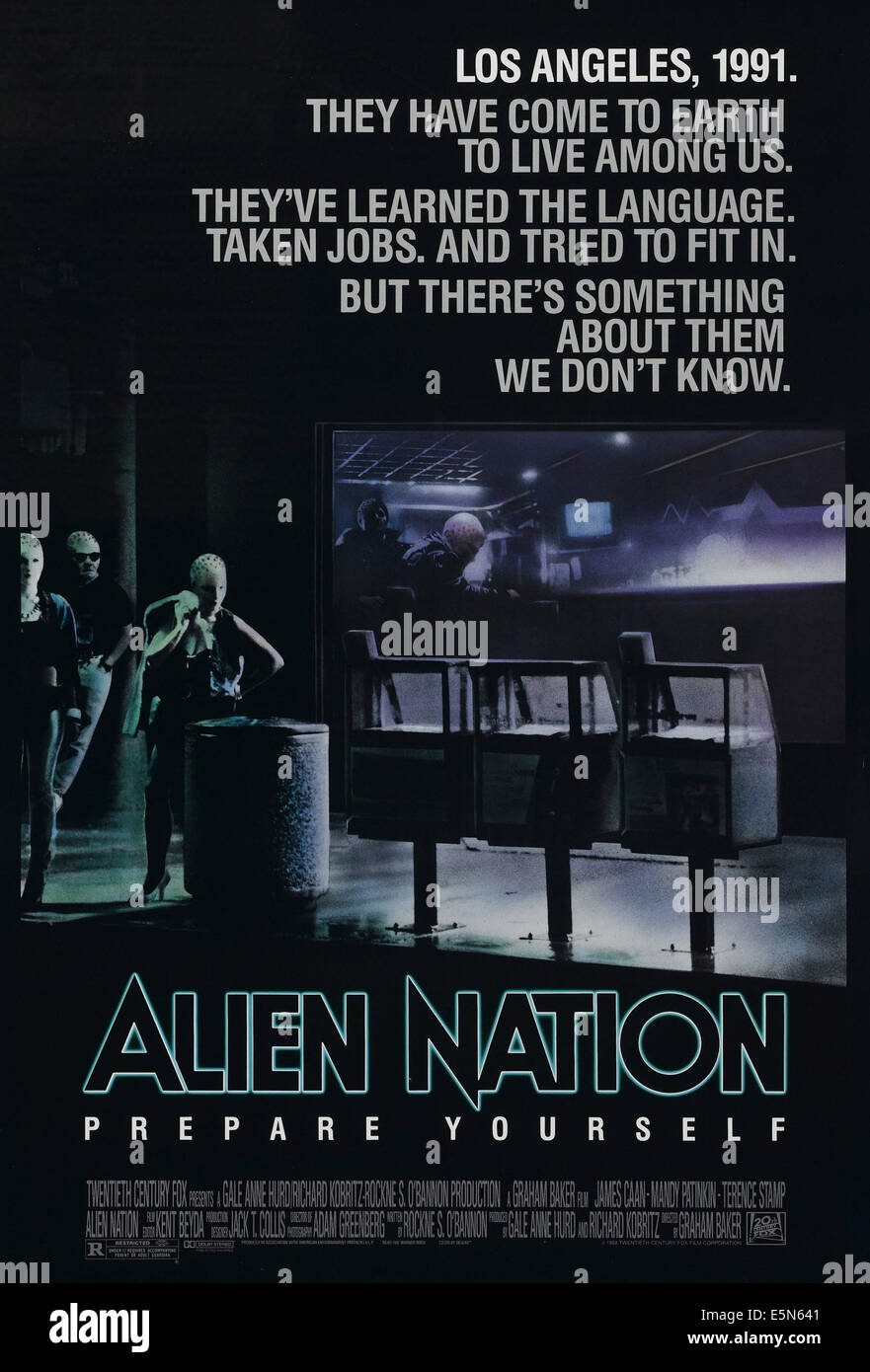 ALIEN NATION, noi locandina, 1988, TM & Copyright © XX Century Fox Film Corp./cortesia Everett Collection Foto Stock