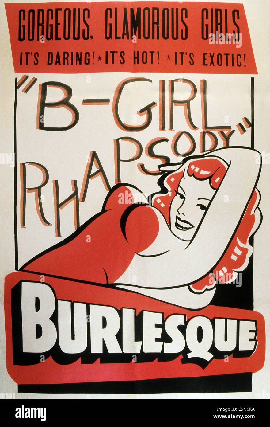 'B' ragazza Rhapsody, 1952 Foto Stock