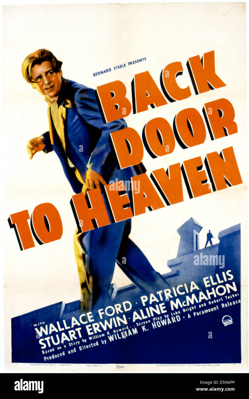 Porta posteriore del cielo, Wallace Ford, 1939 Foto Stock