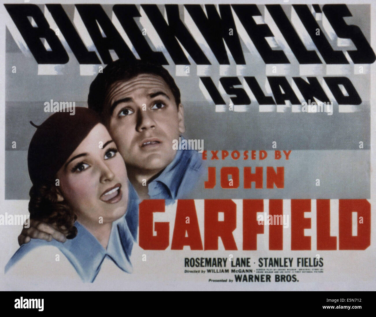 BLACKWELL ISLAND, Rosemary Lane, John Garfield, 1939 Foto Stock