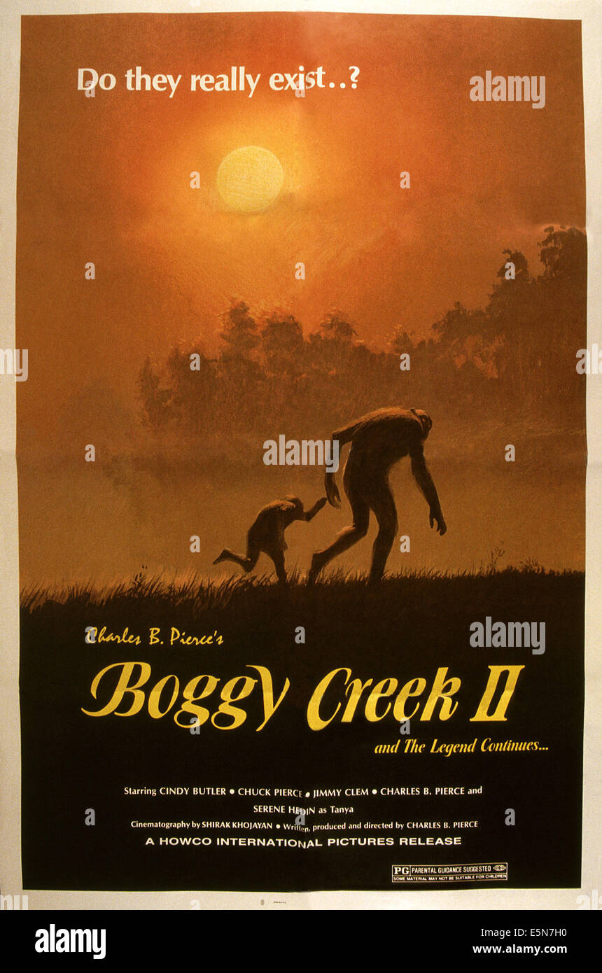 'BOGGY CREEK II: e la leggenda continua, 1985 © Howco International/cortesia Everett Collection Foto Stock