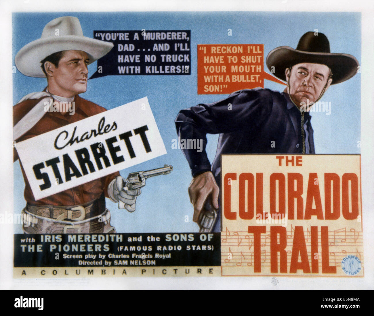 Il sentiero del Colorado, Charles Starrett (sinistra), 1938 Foto Stock
