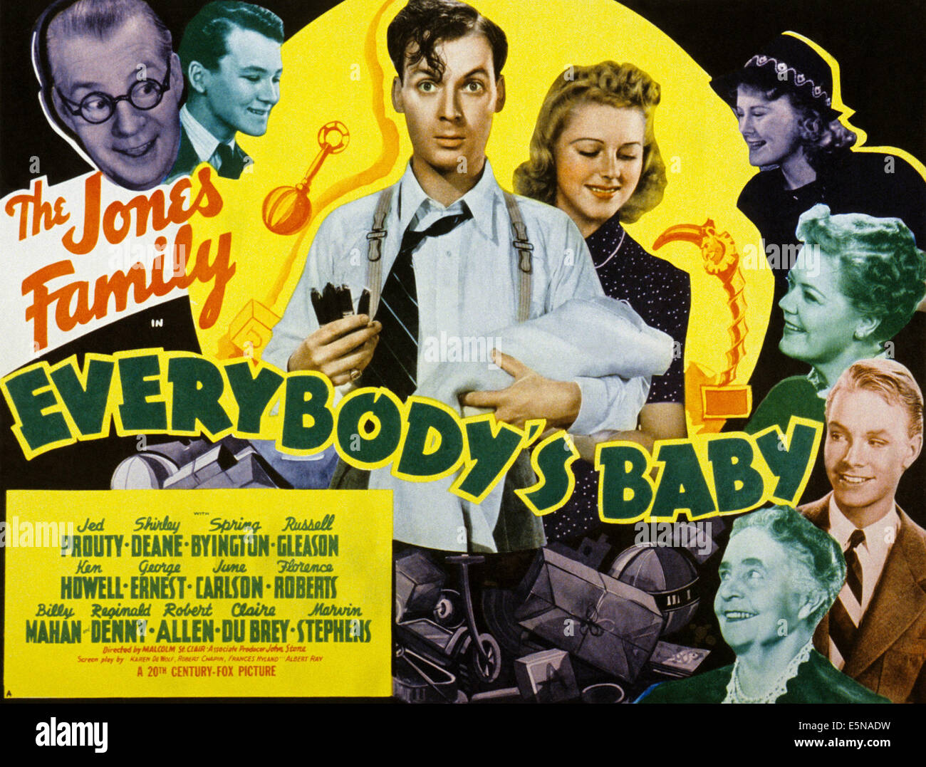 Tutti i baby, in senso orario sotto forma di sinistra: Jed Prouty, George Ernest, Russell Gleason, Shirley Deane, Giugno Carlson, molla Foto Stock