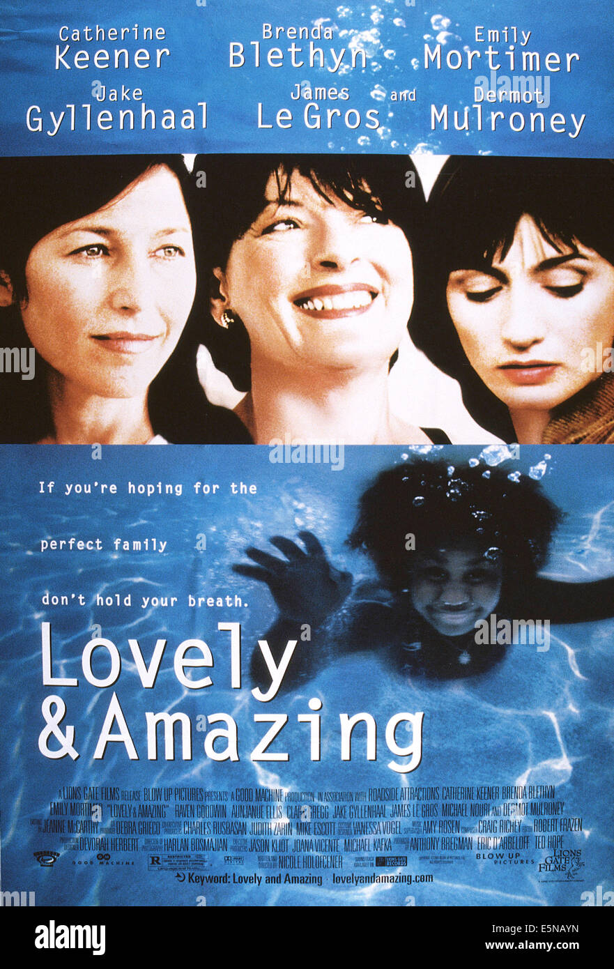 Bello e sorprendente, (incantevole e sorprendente), in alto da sinistra: Catherine Keener, Brenda Blethyn, Emily Mortimer; di seguito: Raven Goodwin, Foto Stock