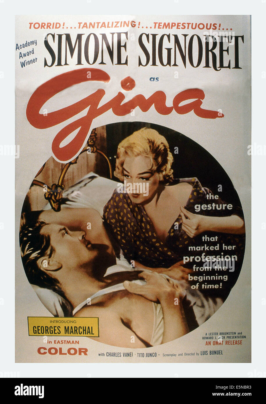 La morte nel giardino, (aka GINA, aka LA MORT EN CE JARDIN, aka il diamante cacciatori, aka male EDEN), da sinistra: Georges Marchal, Foto Stock