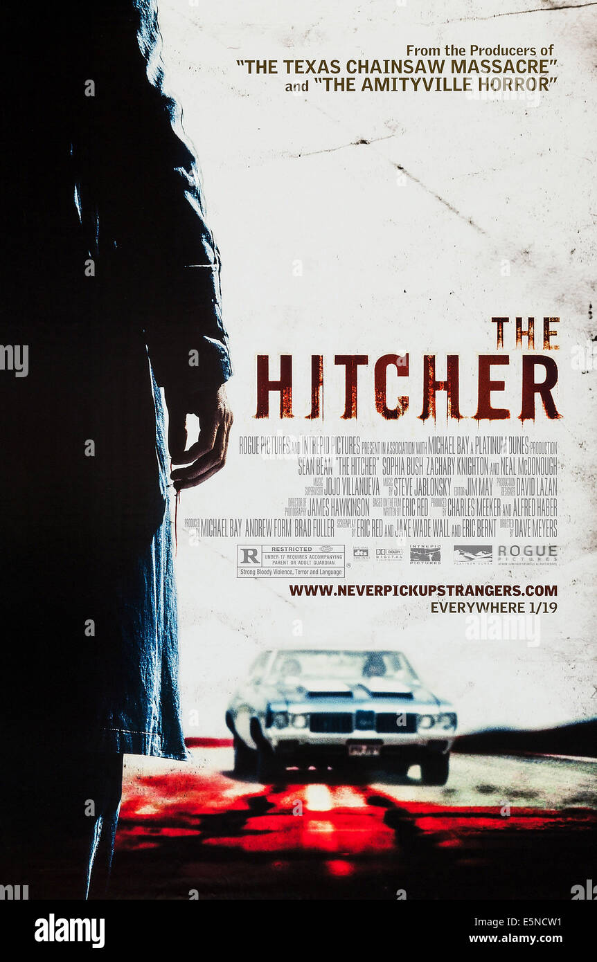 Il HITCHER, noi anticipo locandina, 2007. ©Rogue Pictures/cortesia Everett Collection Foto Stock