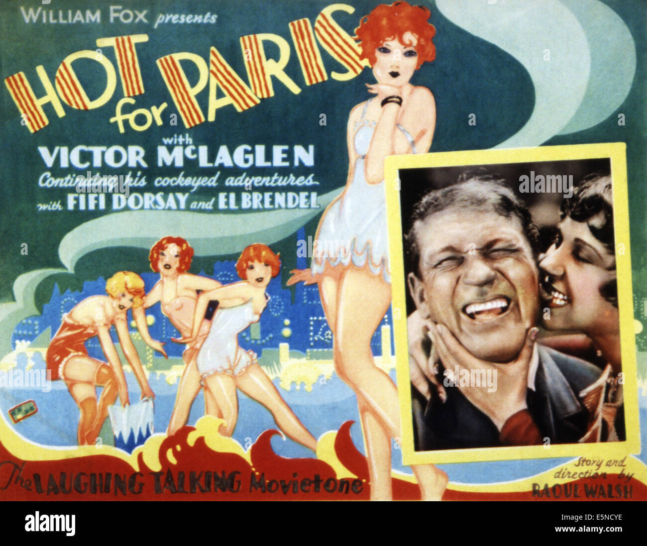HOT PER PARIGI, Victor McLaglen, Fifi d' Orsay, 1929, TM e copyright ©XX Century Fox Film Corp. Tutti i diritti sono riservati / Foto Stock