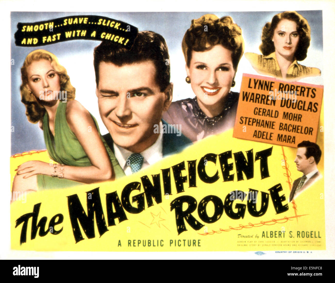 Il magnifico rogue, Adele Mara, Warren Douglas, Lynne Roberts, Stephanie Bachelor, Gerald Mohr, 1946 Foto Stock