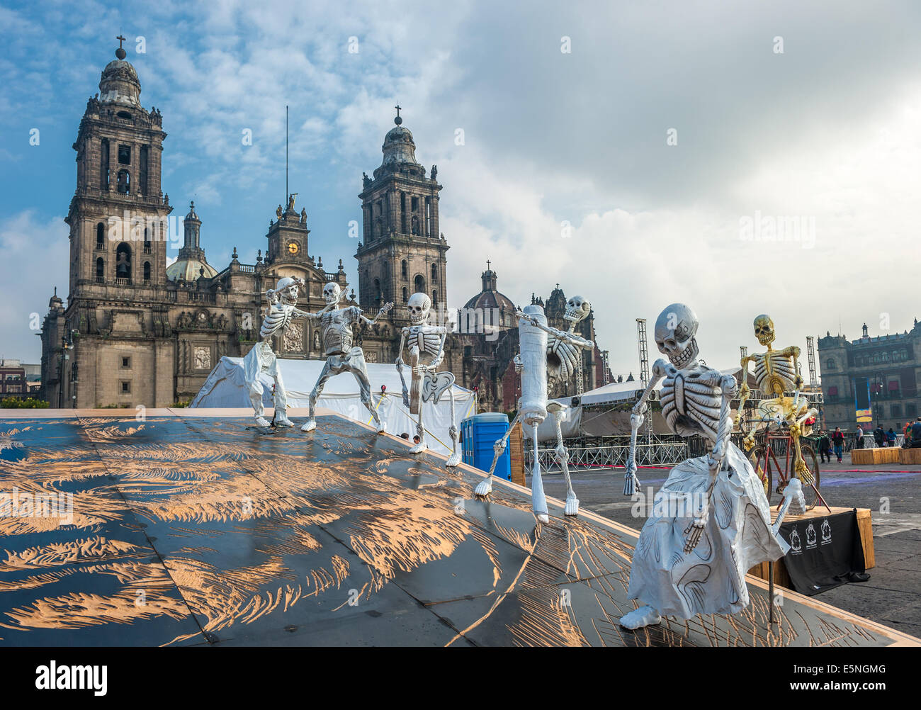 Il giorno dei morti in città del Messico, Dia de los Muertos Foto Stock