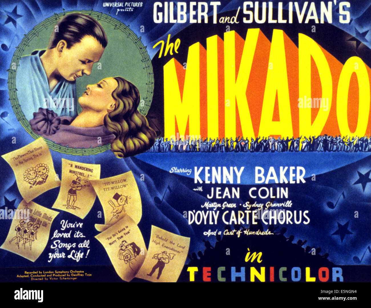 Il Mikado, da sinistra: Kenny Baker, Jean Colin, 1939 Foto Stock