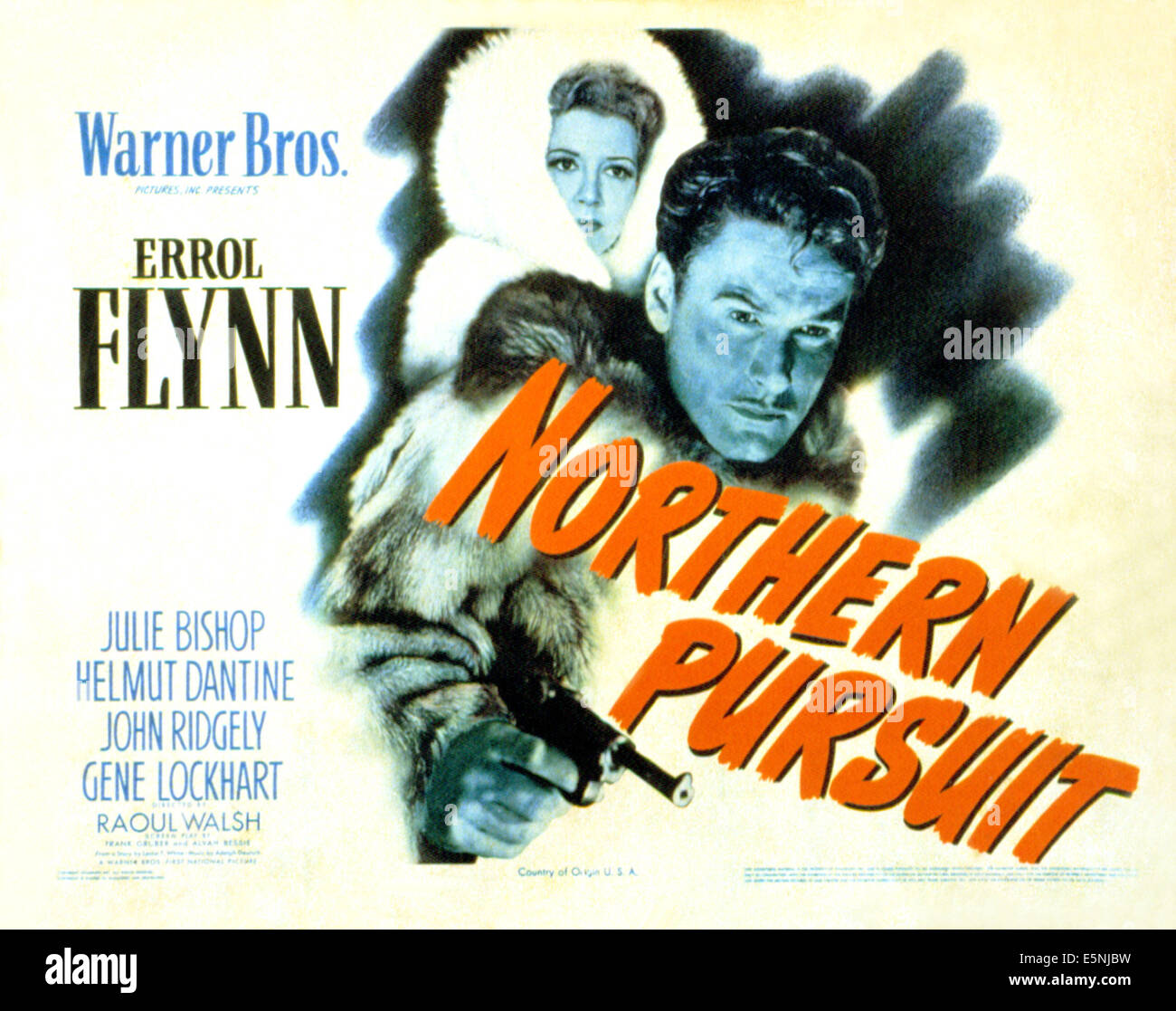 Perseguimento DEL NORD, Julie Vescovo, Errol Flynn, 1943 Foto Stock