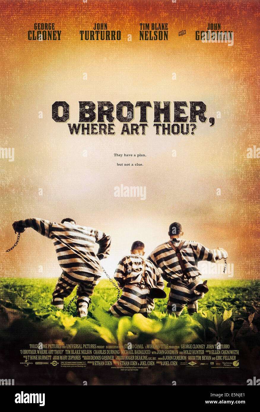O fratello, dove sei tu?, noi poster, 2000 © Buena Vista/cortesia Everett Collection Foto Stock