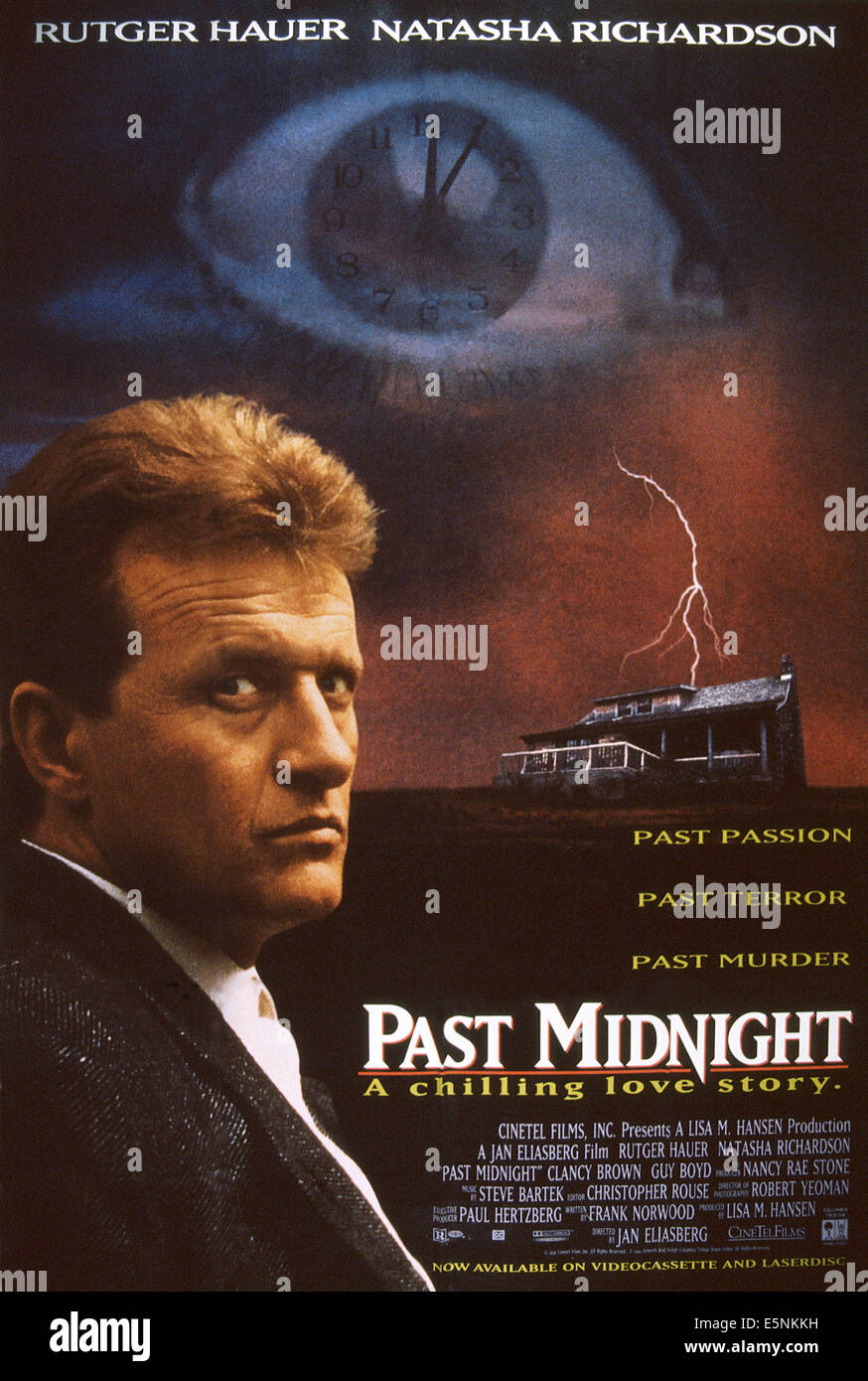 Dopo la mezzanotte, noi poster, Rutger Hauer, 1991, © Nuova Linea/cortesia Everett Collection Foto Stock