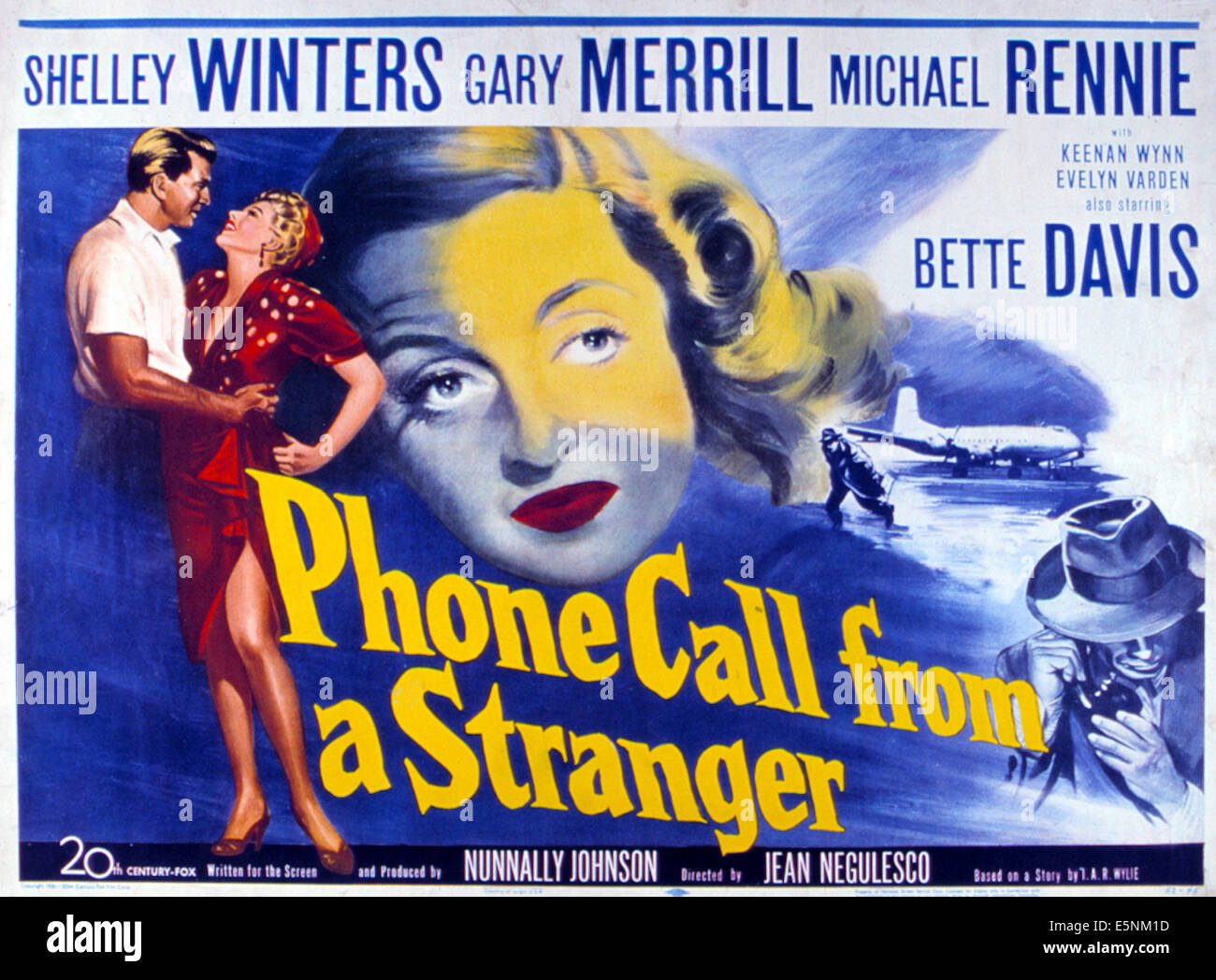 Chiamata a partire da un estraneo, Bette Davis, 1952. TM e Copyright (c) XX Century Fox Film Corp. Tutti i diritti riservati. La cortesia: Foto Stock
