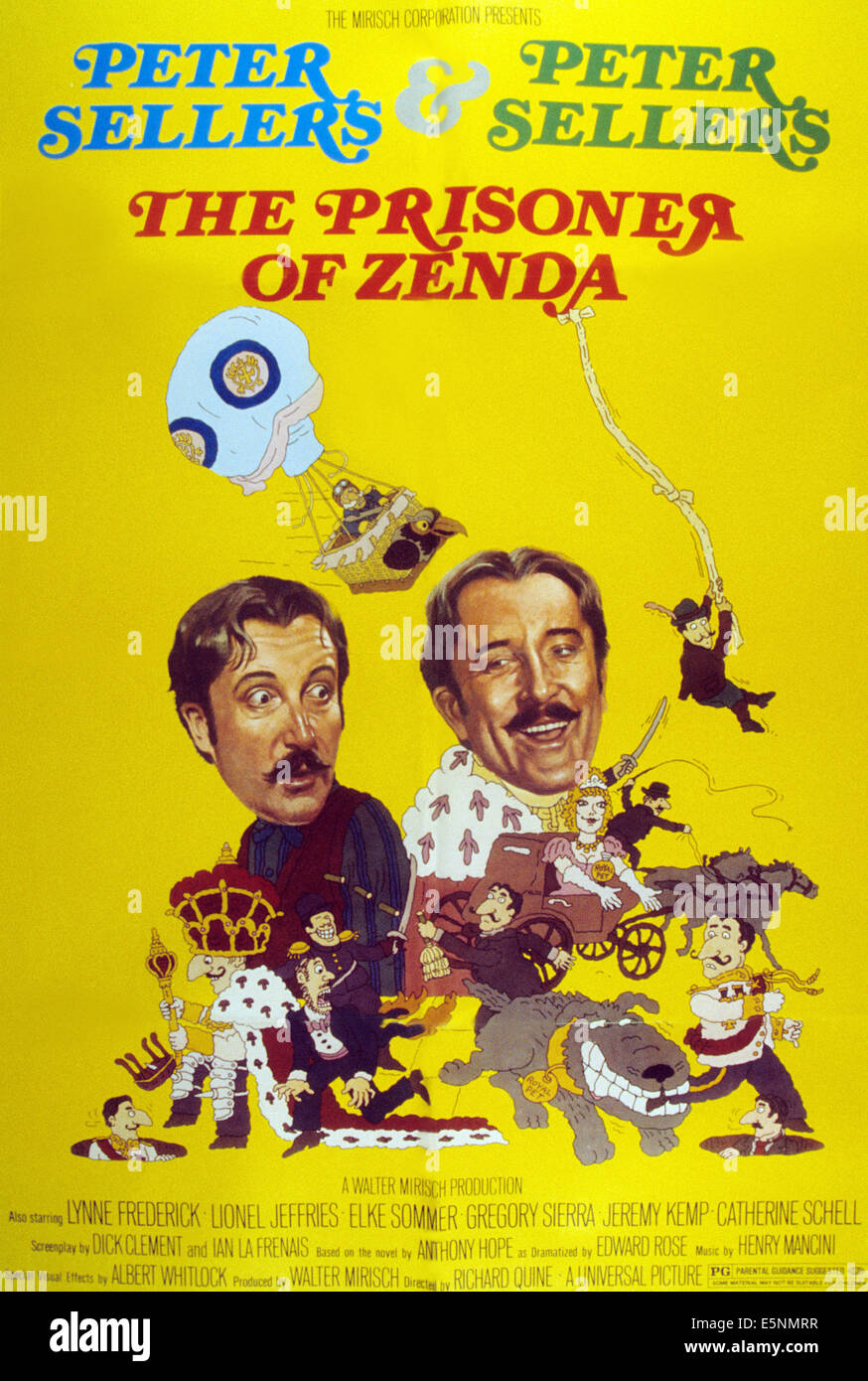 Il prigioniero di ZENDA, a sinistra e a destra: Peter Sellers sulla locandina, 1979, ©Universal Pictures/cortesia Everett Collection Foto Stock