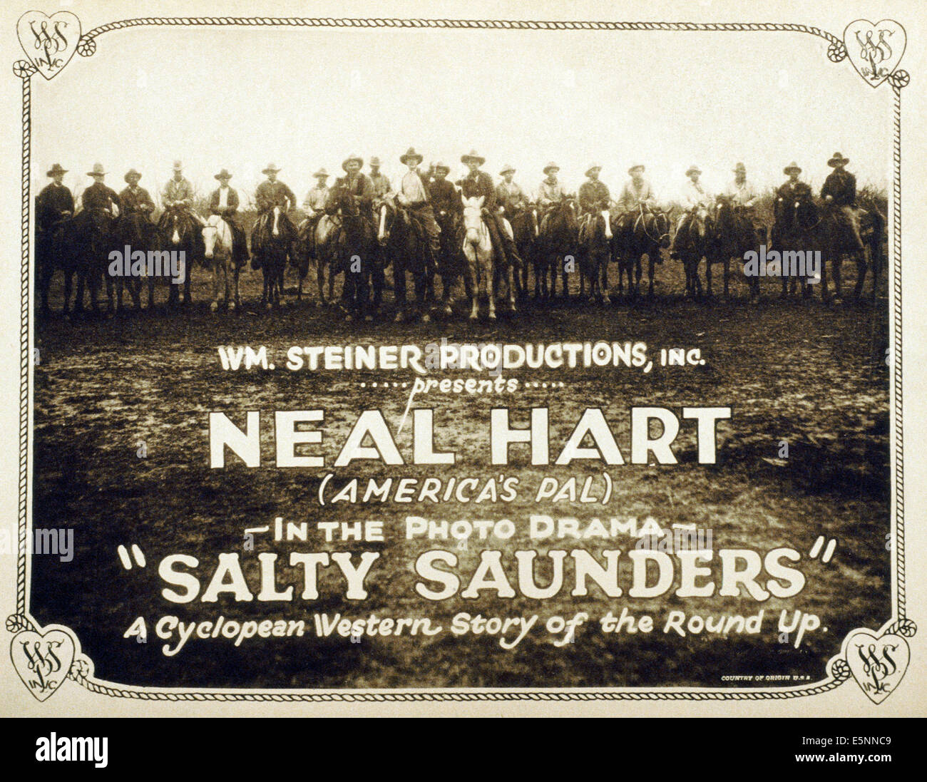 Il salato Saunders, noi poster, 1923 Foto Stock