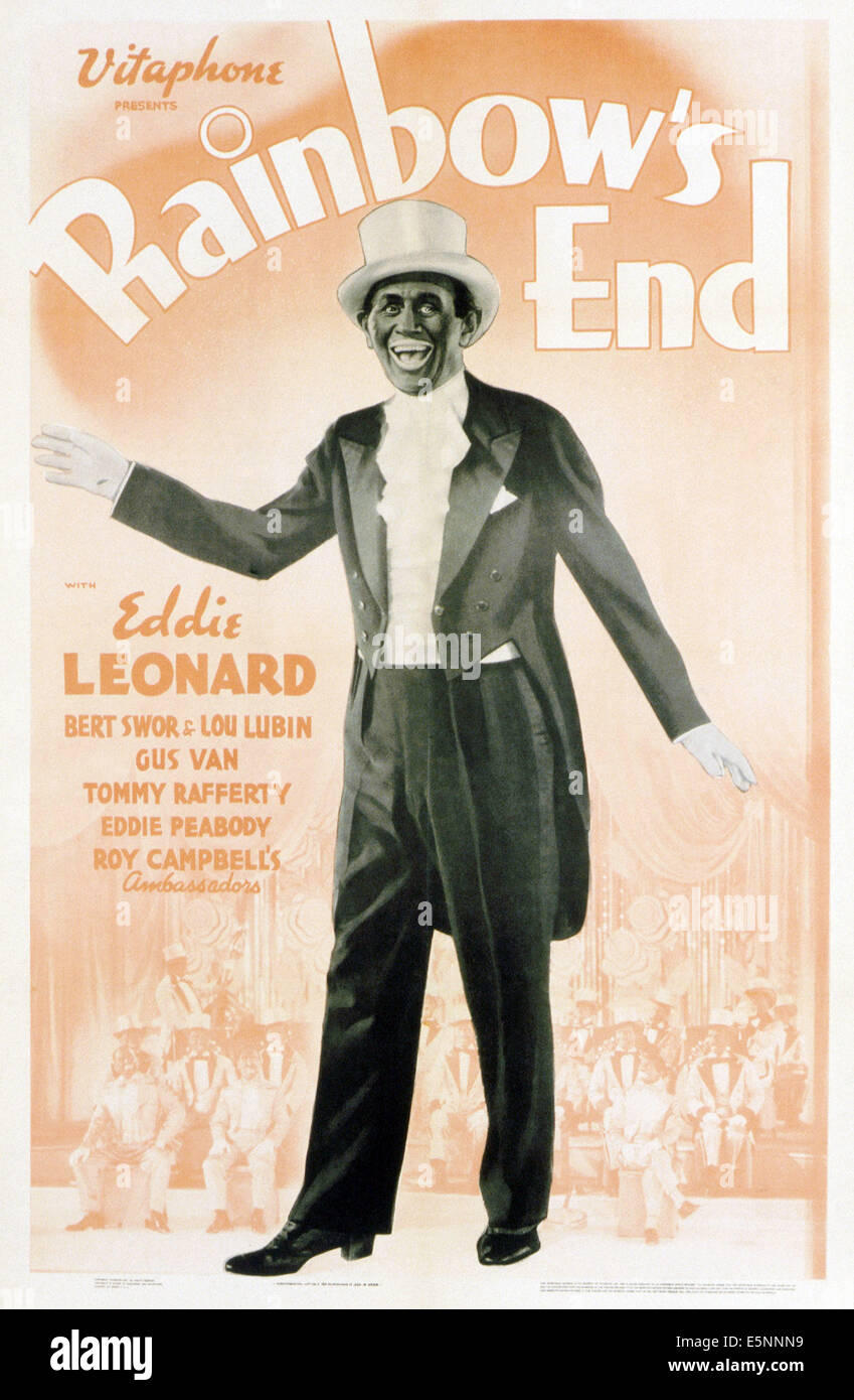 RAINBOW'S END, noi poster, Eddie Leonard, 1938 Foto Stock