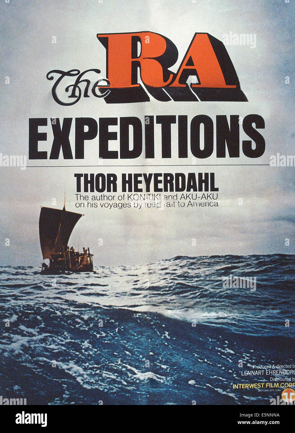 La RA EXPIDITIONS, noi poster, 1972 Foto Stock