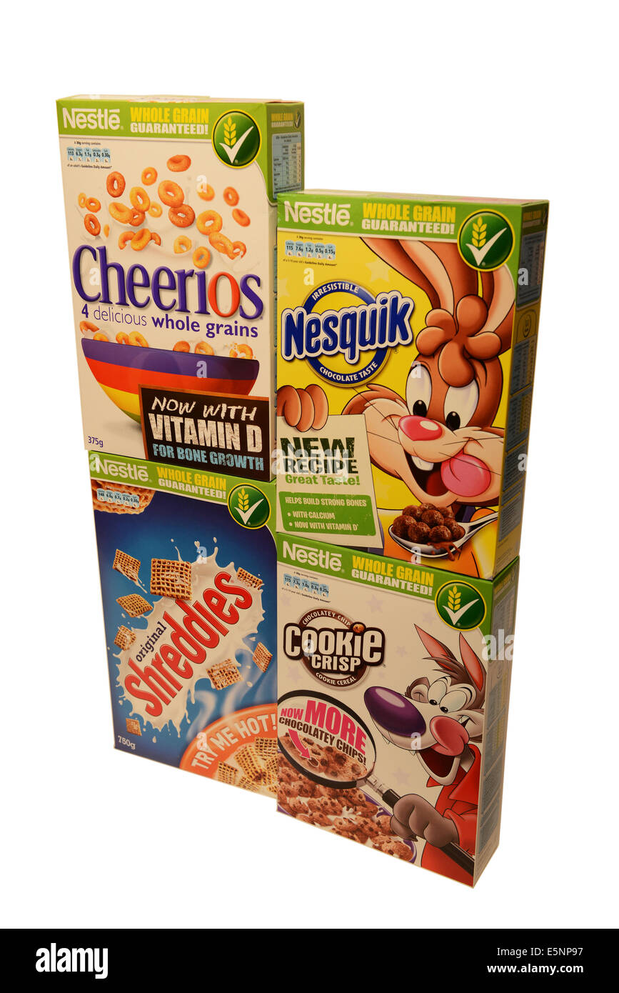 Nestle cereali Foto Stock