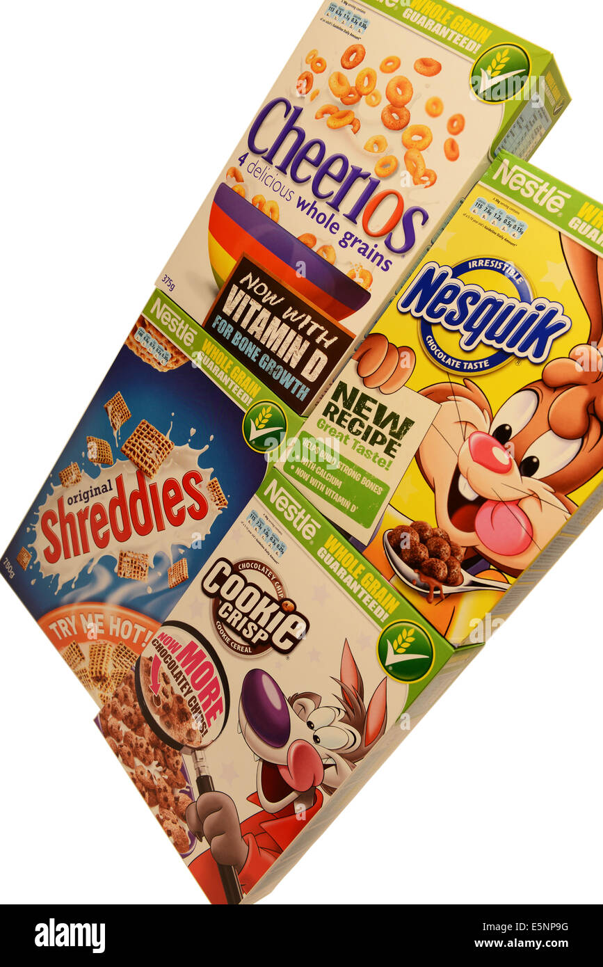 Nestle cereali Foto Stock