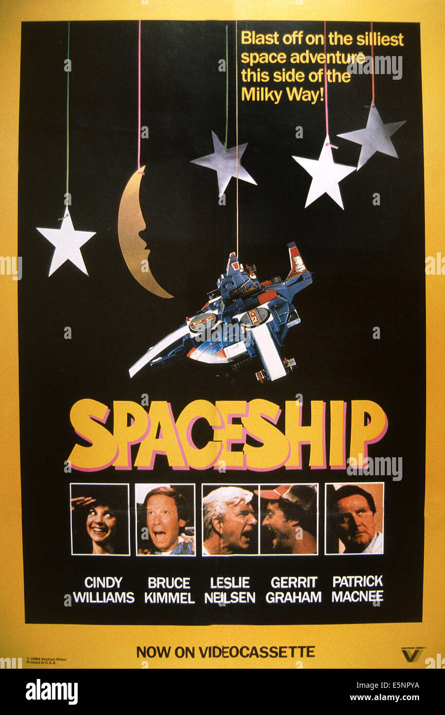 Astronave, (aka la creatura non era bello), noi poster, da sinistra: Cindy Williams, Bruce Kimmel, Leslie Nielsen, Gerrit Graham, Foto Stock