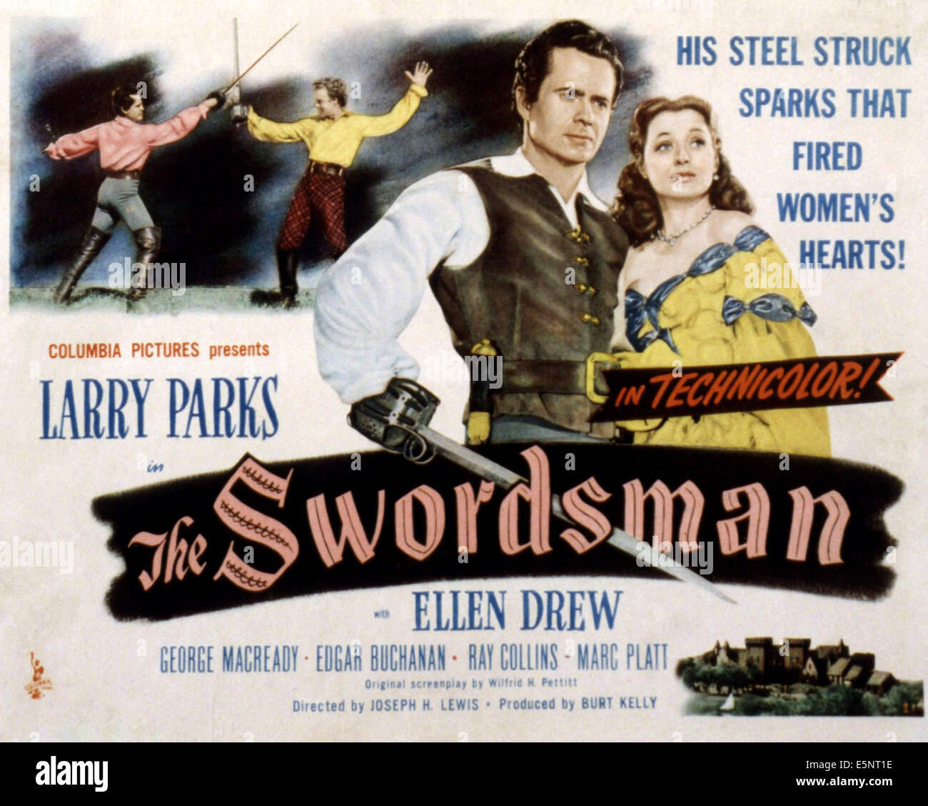 La spadaccino, Larry parchi, Ellen Drew, Marc Platt, 1948 Foto Stock