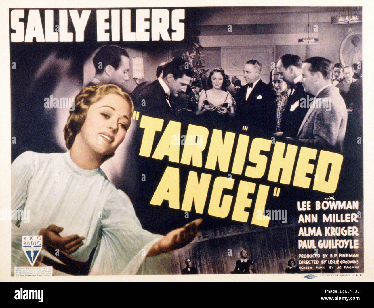 Opacizzato ANGEL, noi poster, Sally Eilers, 1938 Foto Stock
