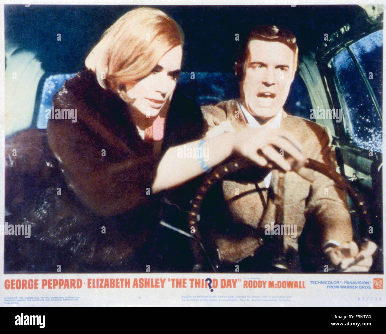 Il terzo giorno, Sally Kellerman, George Peppard, 1965. Foto Stock