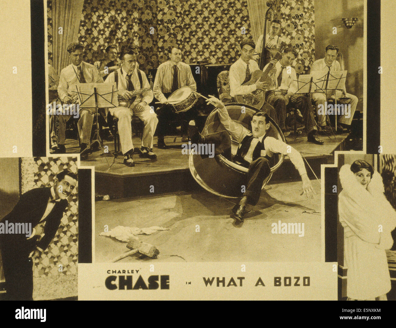 Che cosa un BOZO!, Charley Chase (sinistro e anteriore al centro), 1931 Foto Stock